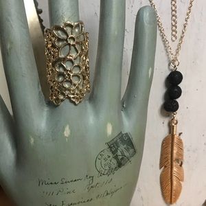 🍁5/25🍁Filigree Boho Statement Ring